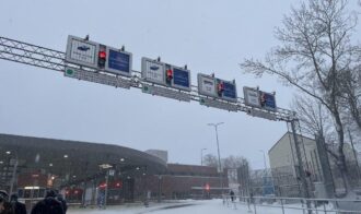 контрольно-пропускного пункта (КПП) в Нарве