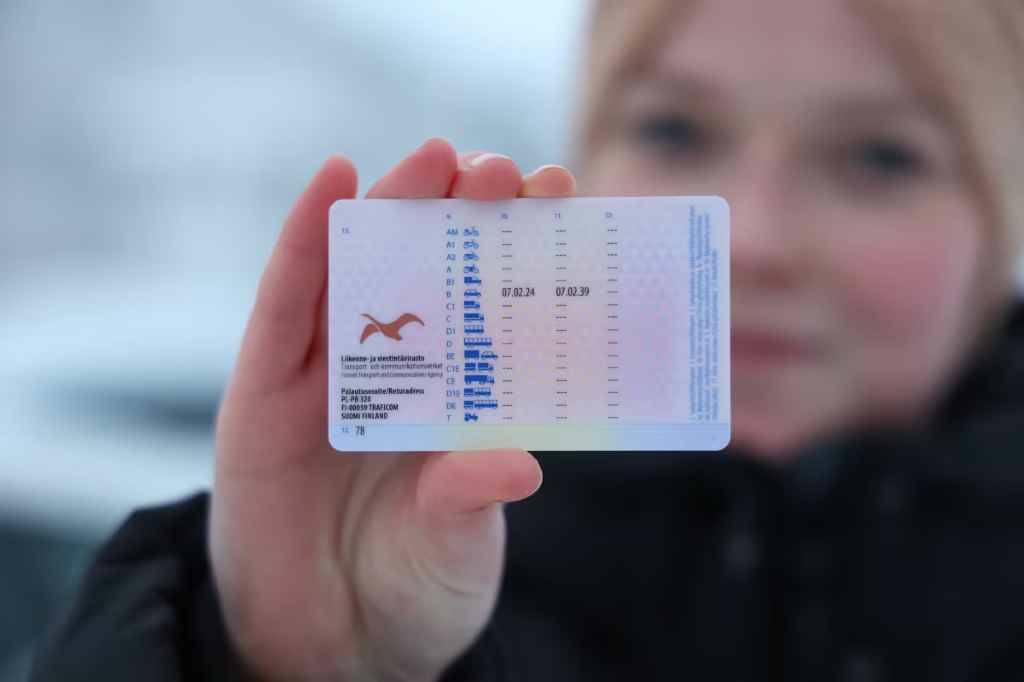 Внешний вид водительских удостоверений в Финляндии изменится весной