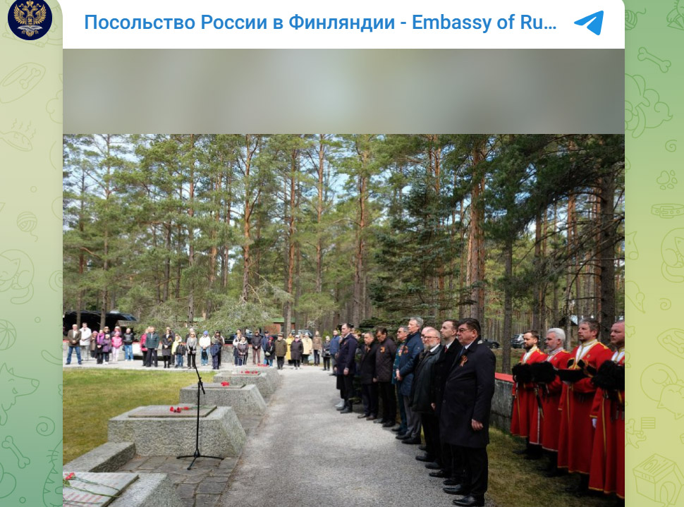 В Финляндии прошли памятные мероприятия, приуроченные к Дню Победы